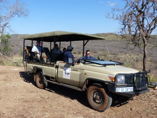 Thakadu River Camp safari vehicle