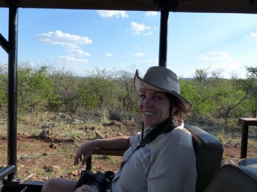 Ready to roll in our open safari vehicle