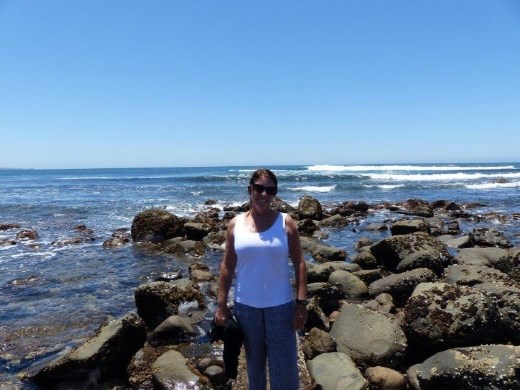 At Footprints Beach, East London