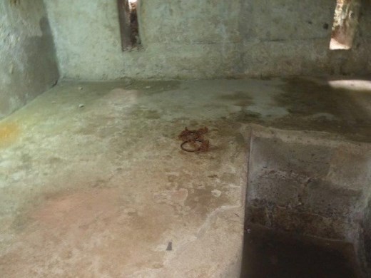 Slave holding area near the market in Zanzibar