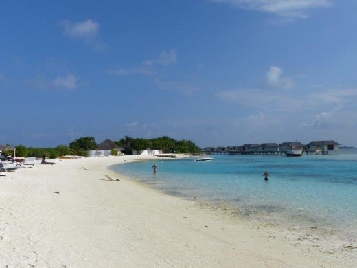 Beach resort in The Maldives