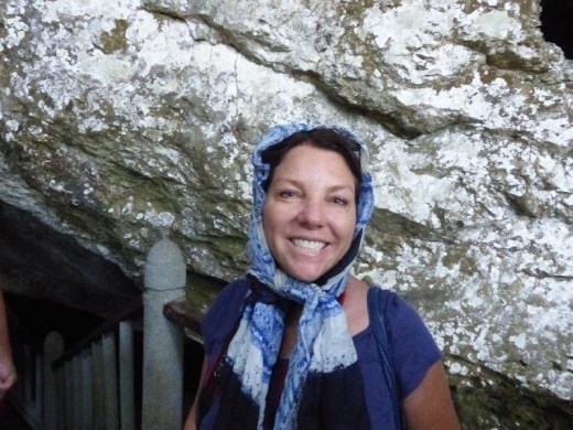 Getting ready to enter the bat caves, Langkawi, Malaysia