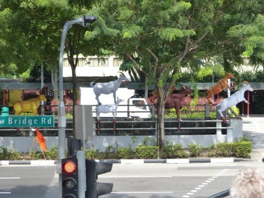 Ramping up for the Chinese new year, the Year of the Goat.