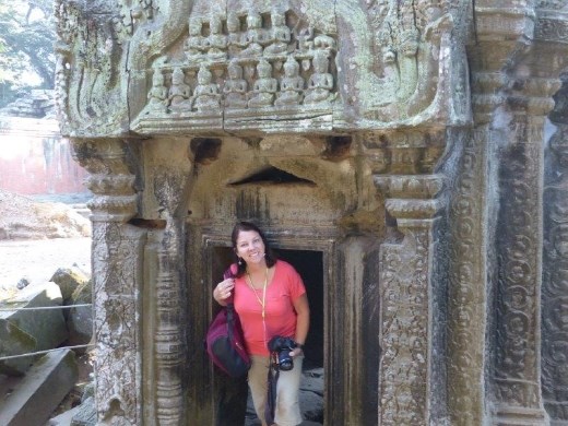 Beauty and grace everywhere in this temple.