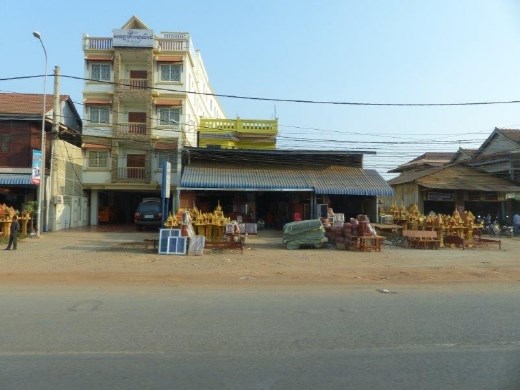 Spirit houses for sale.  Every Buddhist home has at least one in the house or in the garden.