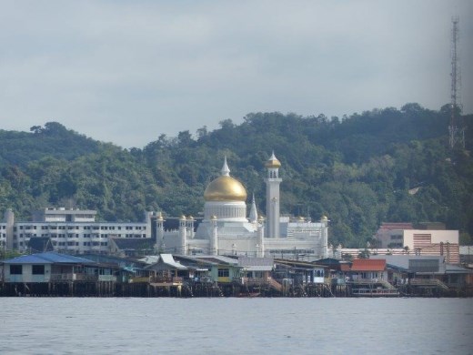 One of the less modest homes, Muara, Brunei