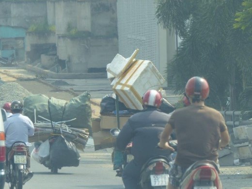 If you can lash it to your motorbike, you can carry it...