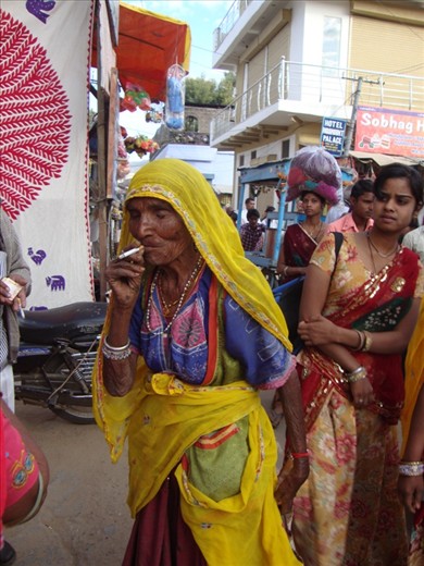 Ancient India had equal status for men and women and hence smoking “Tobacco” by