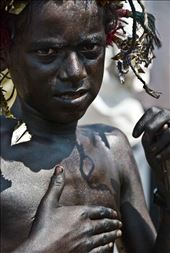 I Eat the Heat - Coated in used truck oil and grease on a scorching hot day: by anishdua, Views[282]