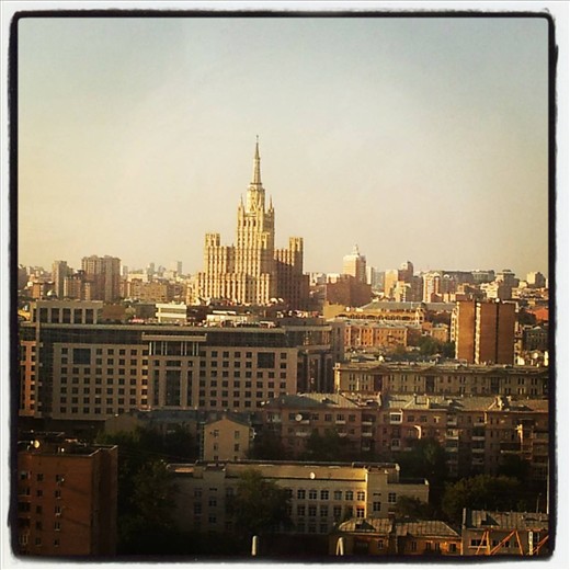 View of Moscow from White Rabbit Restaurant
