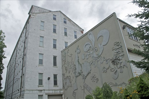 Failed silk mill turned box factory, alpaca mill, yoga studio, apartments etc.