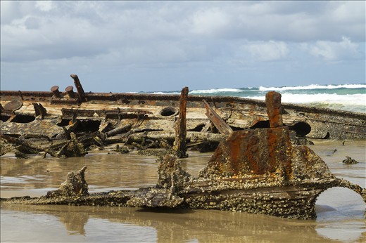 SS Maheno ship wreck on Fraser Island