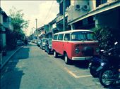 A street in Jonker Walk, Malacca. I wish that red VW Camper is mine!: by annafauzi, Views[272]