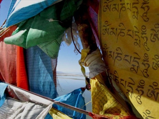 The reason:
The people of Tibet live in one of the world’s harshest environments, while enduring strict surveillance on cultural expression. Regardless, they thrive here, showing enormous dedication and passion for their home land. This is seen all over Tibet through the placement of prayer flags everywhere, from riverside railings to mountaintops.