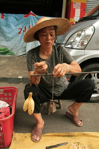 Ancient business practice on modern streets.
