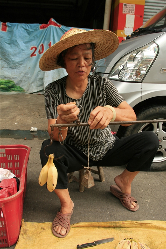 Ancient business practice on modern streets.