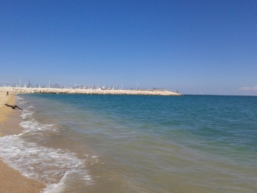 The beach at Civitanove Marche #ThanksBessie :) Beach1