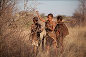 San women gathering for food. Traditionally women are the gatherers within the tribe. Ghanzi, Botswana.: by annasloss, Views[5313]