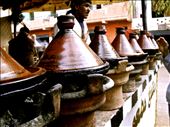Lunchtime in the valley. Tagines, a local stew, are ready for lunch.: by annelottman, Views[363]