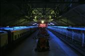 Pre-dawn at Yangon Central Station, the air is still cool and fresh. Bodies lurk on the platforms each morning, waiting for the first train to depart at 6:10am. Services run both clockwise and anticlockwise roughly once every hour, with the last at 5:10pm.: by annemoff, Views[827]