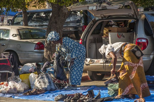 Berkeley, CA  there are many cultures within this flea market. 