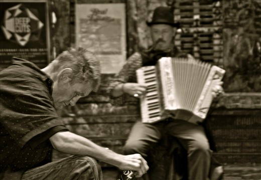 Silent Lament in a Melbourne alley way