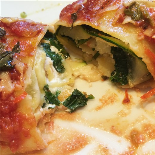 Cross section of roll 