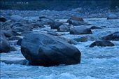 Frothing Mandakini. Water Burbling and Frothing Through the River Mandakini, Syalsaur, Uttrakhand. Mandakini is the most calm and composed rivers which flows through the Indian Himalayas. Big stones become natural barriers of the river and the water flashes and slaps the biggest of stones forming froth.: by anubhavkochhar, Views[1220]