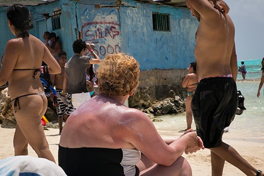 Although now dependent on tourism chain hotels keep most of the income