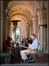 One of Melbourne CBDs many personalities. : by apemedia117, Views[317]