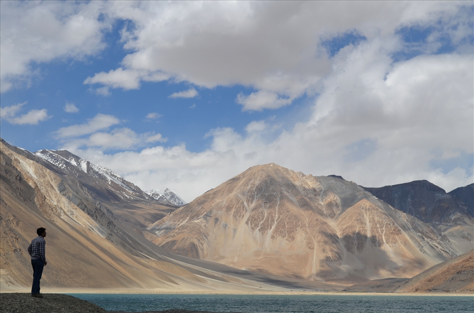But sometimes all we can do is merely awe at its magnificence: Pangong Tso