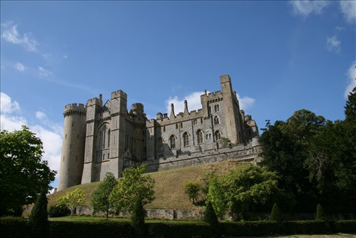 Here is a photo of Arandal Castle, shows the colour of the old stone walls.