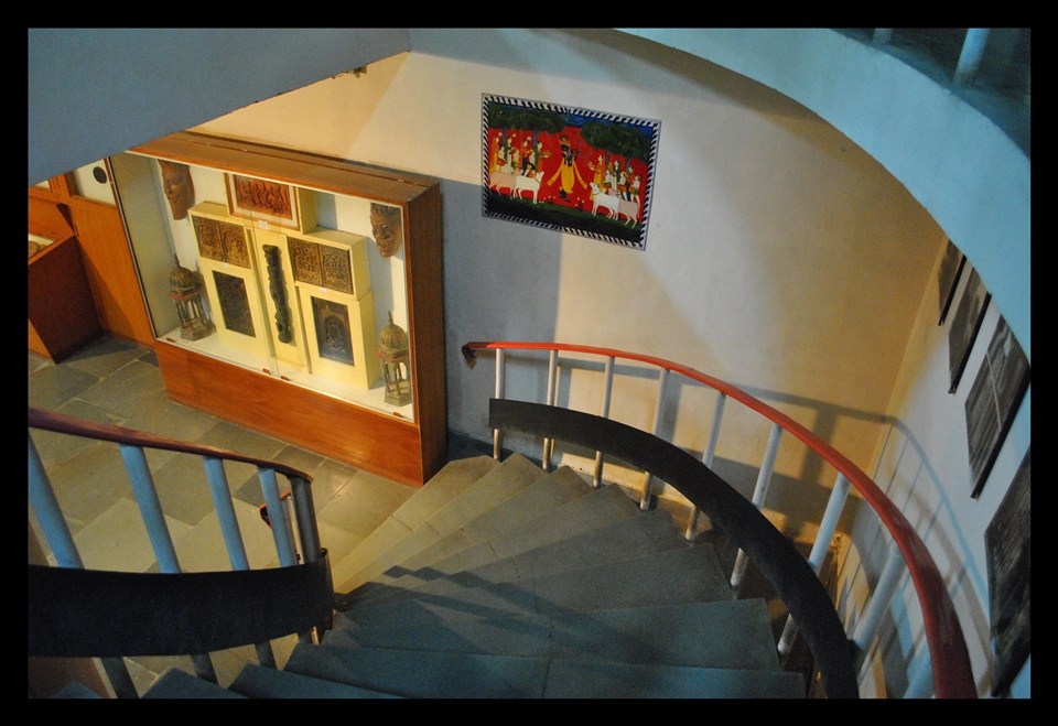 I walked forward, in search of that path and it started healing. I kept searching for that truth everywhere. This is a museum of Buddhist excavated artifacts and antiquities. At this moment I felt like underneath those stairs I might discover the truth, both to utter it and to understand it.