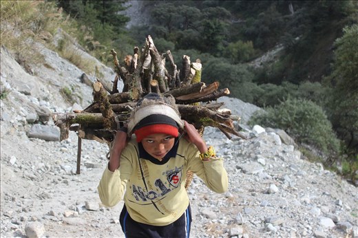 Iron Man on icy mountain