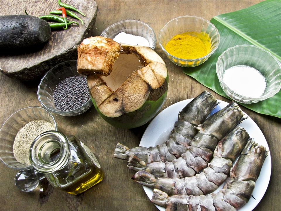 The ingredient platter.