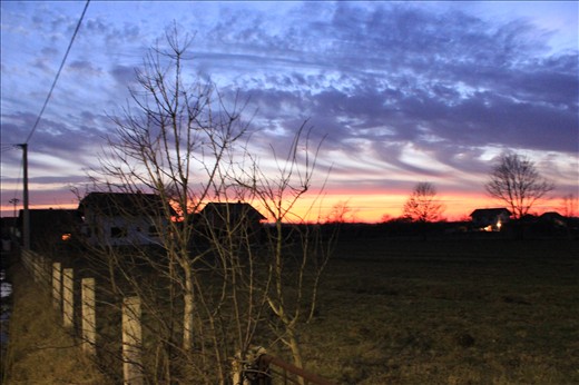 Sultry night sky over the small village of Kozarac, my ancestral home.