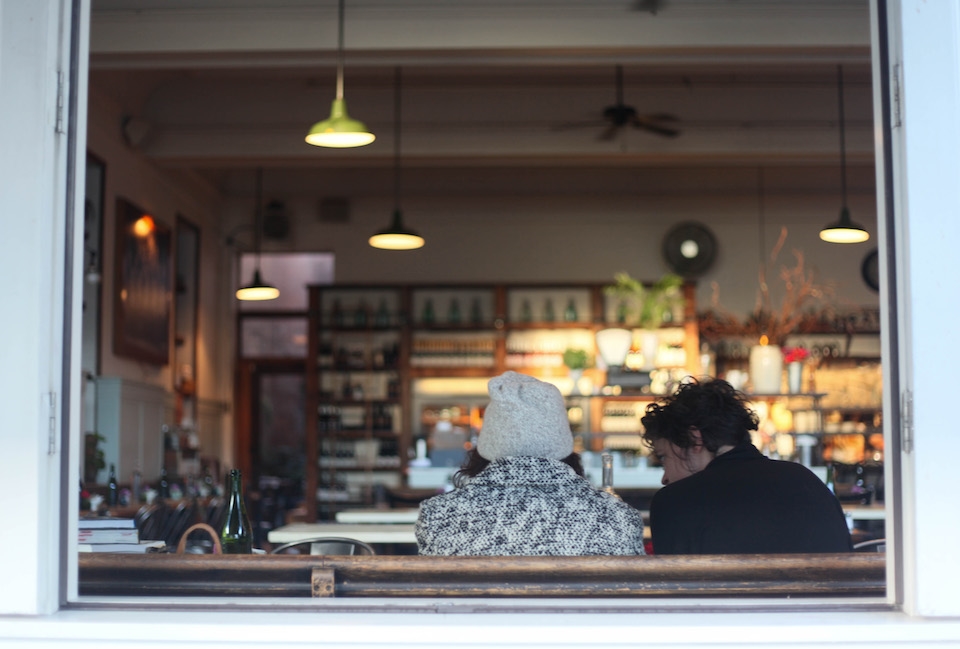 At day’s end – a cozy meal back in the city.