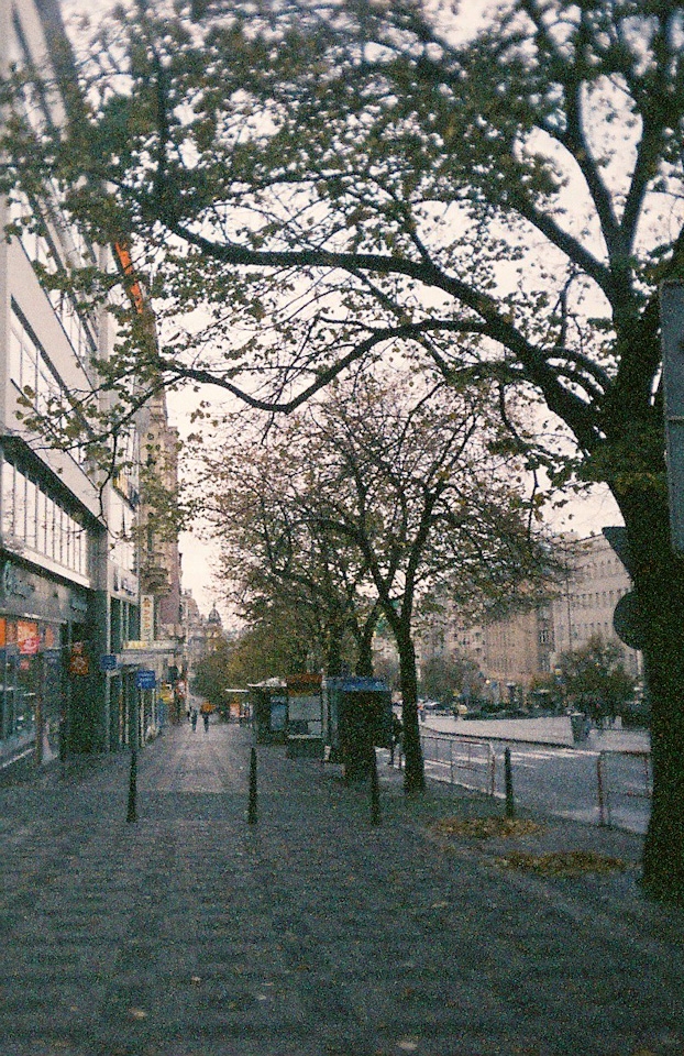 We wandered the streets, void of the crowds.