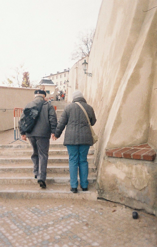 Hand in hand, we walked our favorite city.
