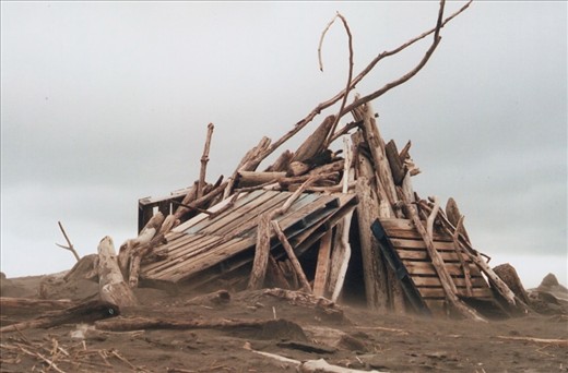 This house didn't crush a wicked witch, but it stood as landmark in our journey