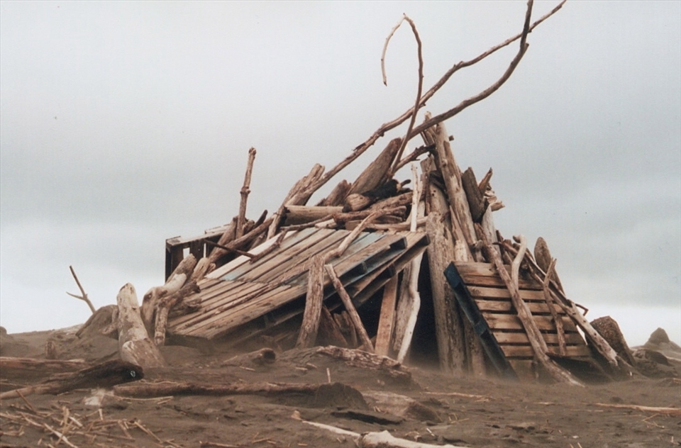This house didn't crush a wicked witch, but it stood as landmark in our journey
