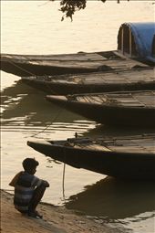 “Sacred idleness”, Ganga river bank, Calcutta.: by arjun, Views[289]