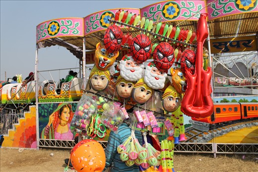 A classic amalgamation of diversity; from Gods to spider-man masks to guitars. 