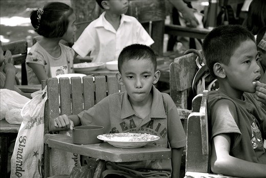 One cup of rice served 