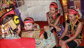 BITE THE MANDAU - Mandau is Dayak traditional weapon. The prayer ordered the bride to bite the Mandau as symbol to keep the faithfulness to her husband: by arthurstory, Views[1279]