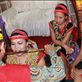 BITE THE MANDAU - Mandau is Dayak traditional weapon. The prayer ordered the bride to bite the Mandau as symbol to keep the faithfulness to her husband: by arthurstory, Views[1279]