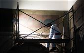 The restorer of a Diego Rivera murales.: by artinlabour, Views[750]