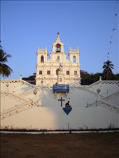 Goa is the smallest state of India,located in West India. The church we see in the snap is PANAJI CHURCH,located in the state capital Panaji. Goa is a former Portuguese province,so people can see old Portuguese architechture here there in the state.Goa is famous for its old churches which was built during the Portuguese rule.
: by artist-mukherjee, Views[1849]
