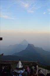This is the shadow of the Adam's Peak. One of the remarkable incidents I have ever seen in my life. You must see it by your naked eyes. This was my second visit to Adam's Peak. But I got the chance to see the sunrise and the shadow only this time. At first I couldn't. Though this is a tough journey I felt GREAT at last.: by arugambay, Views[796]