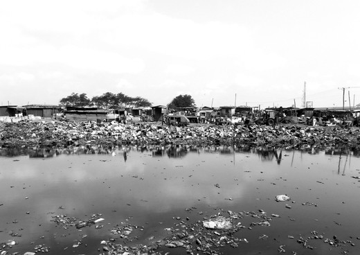 Sodom & Gommorah is a nickname given to a suburb in Ghana, called Agbogbloshie.